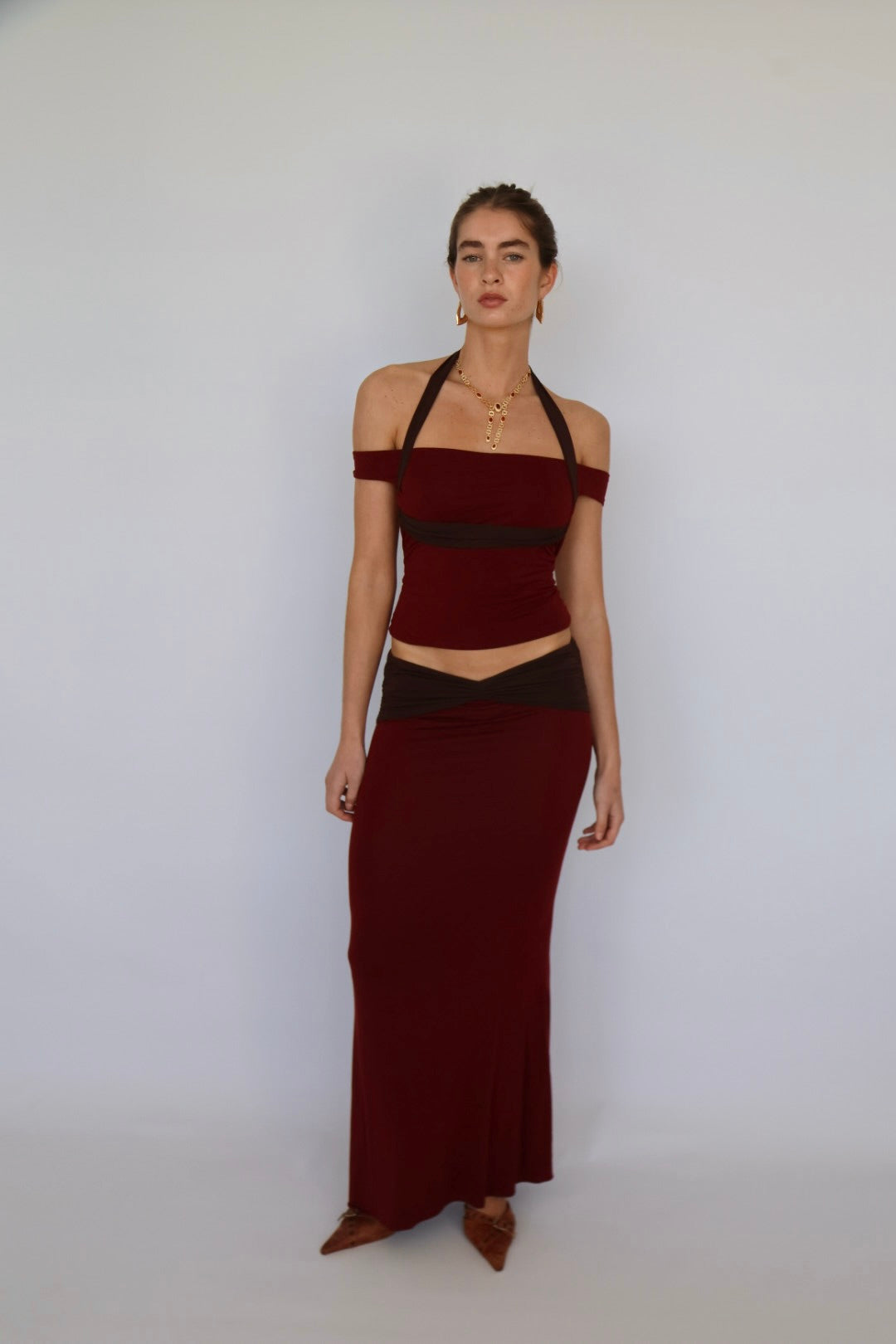 Burgundy/Chocolate