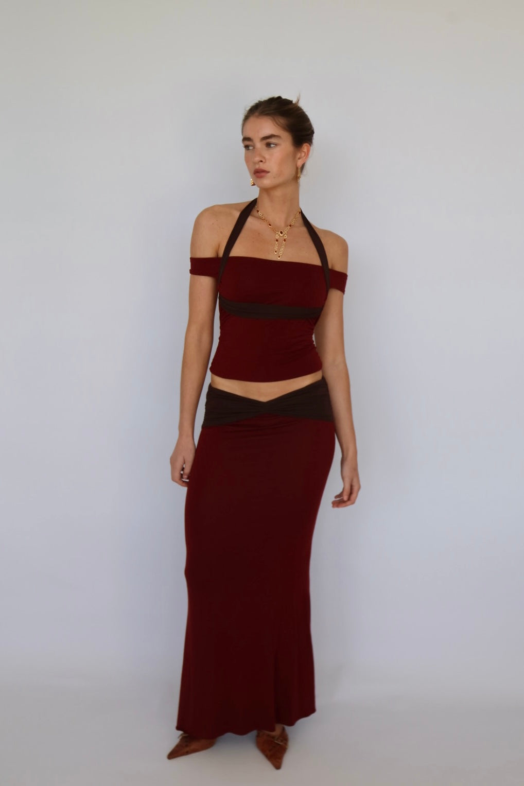 Burgundy/Chocolate