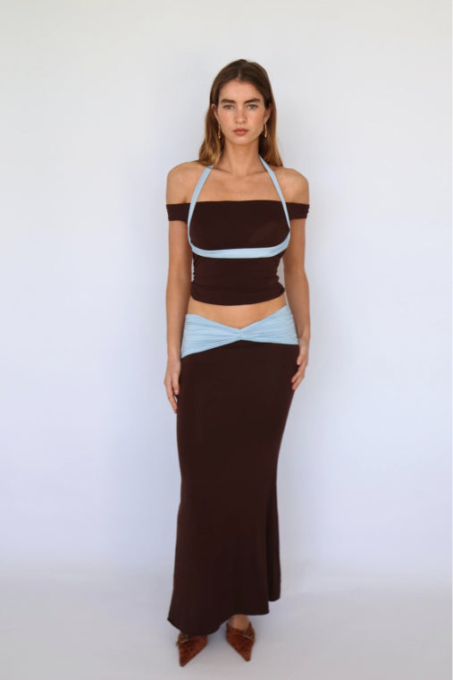 Chocolate/Blue